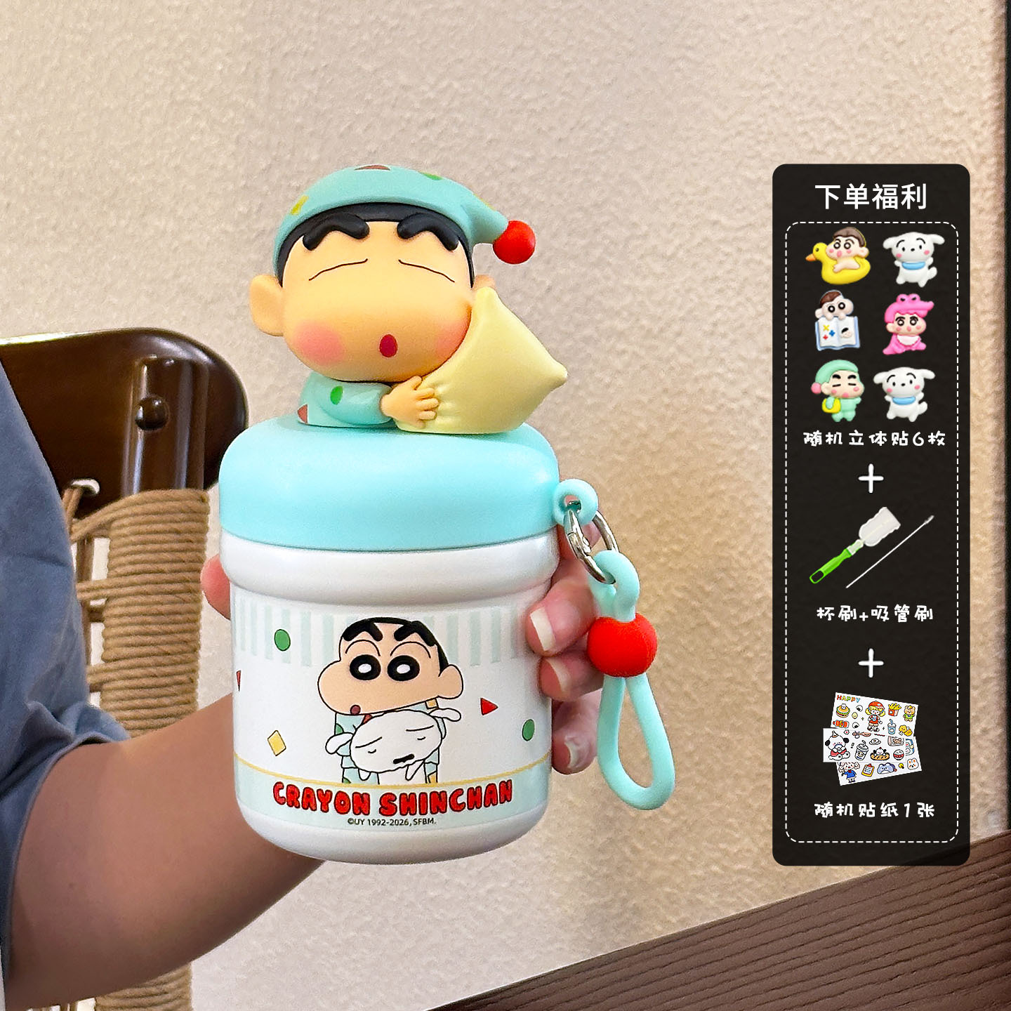 Crayón pequeño nuevo mini taza de agua para niños niñas de alto valor facial hermosa taza de agua portátil compacta nueva taza de estudiantes