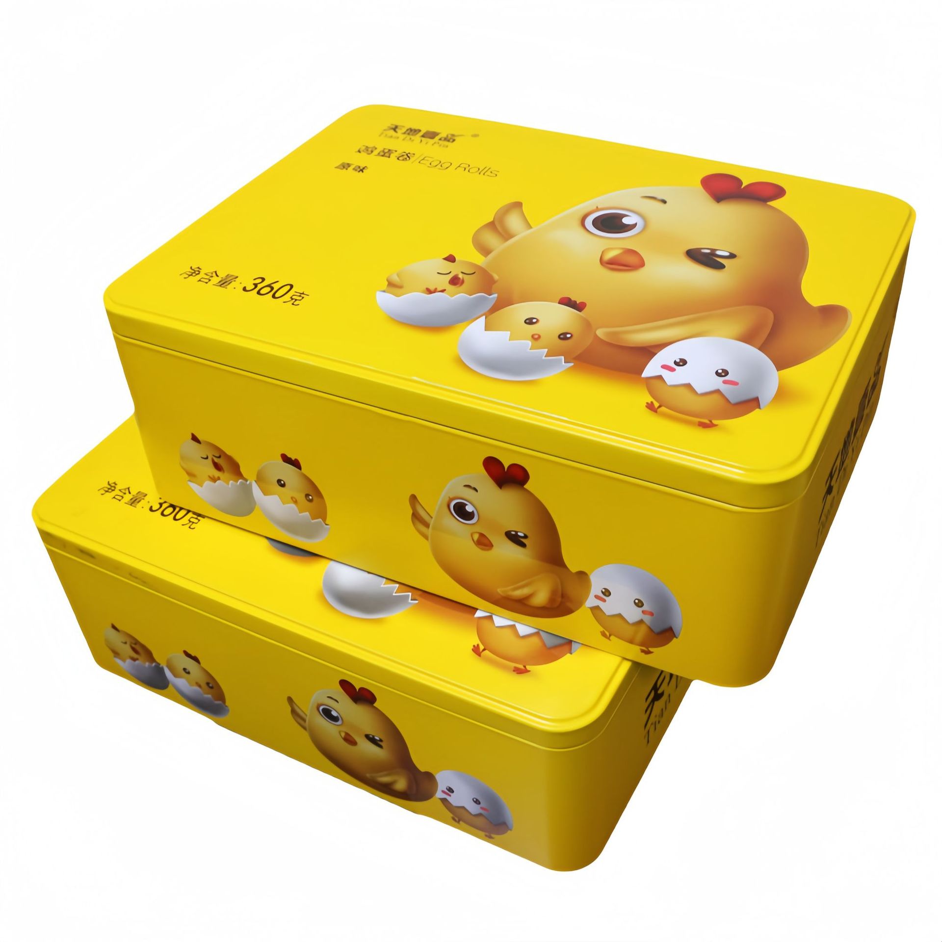 东莞源头厂家直销马口铁饼干鸡蛋卷巧克力铁盒 缩口长方形铁盒