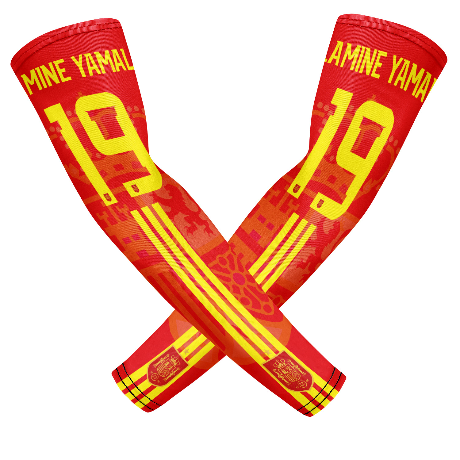 Cycling Ice Silk Sun Protection Sleeves Football Haaland Yamal C. Ronaldo Messi Summer Elastic Tattoo Arm Sleeves Ice Sleeves