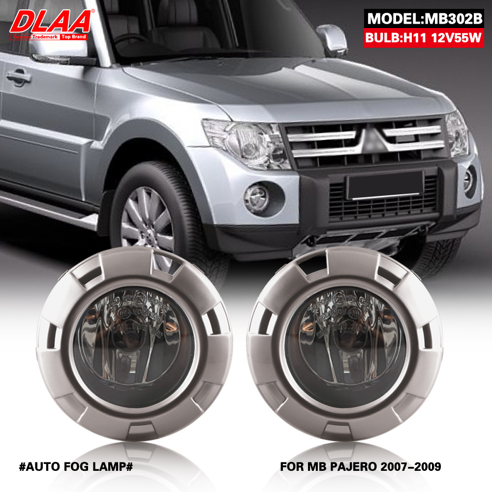 Aplicable a Mitsubishi 07 / 08 / 09 viejo conjunto de lámpara de niebla delantera Pajero lámpara de niebla lámpara de barra de luz diurna