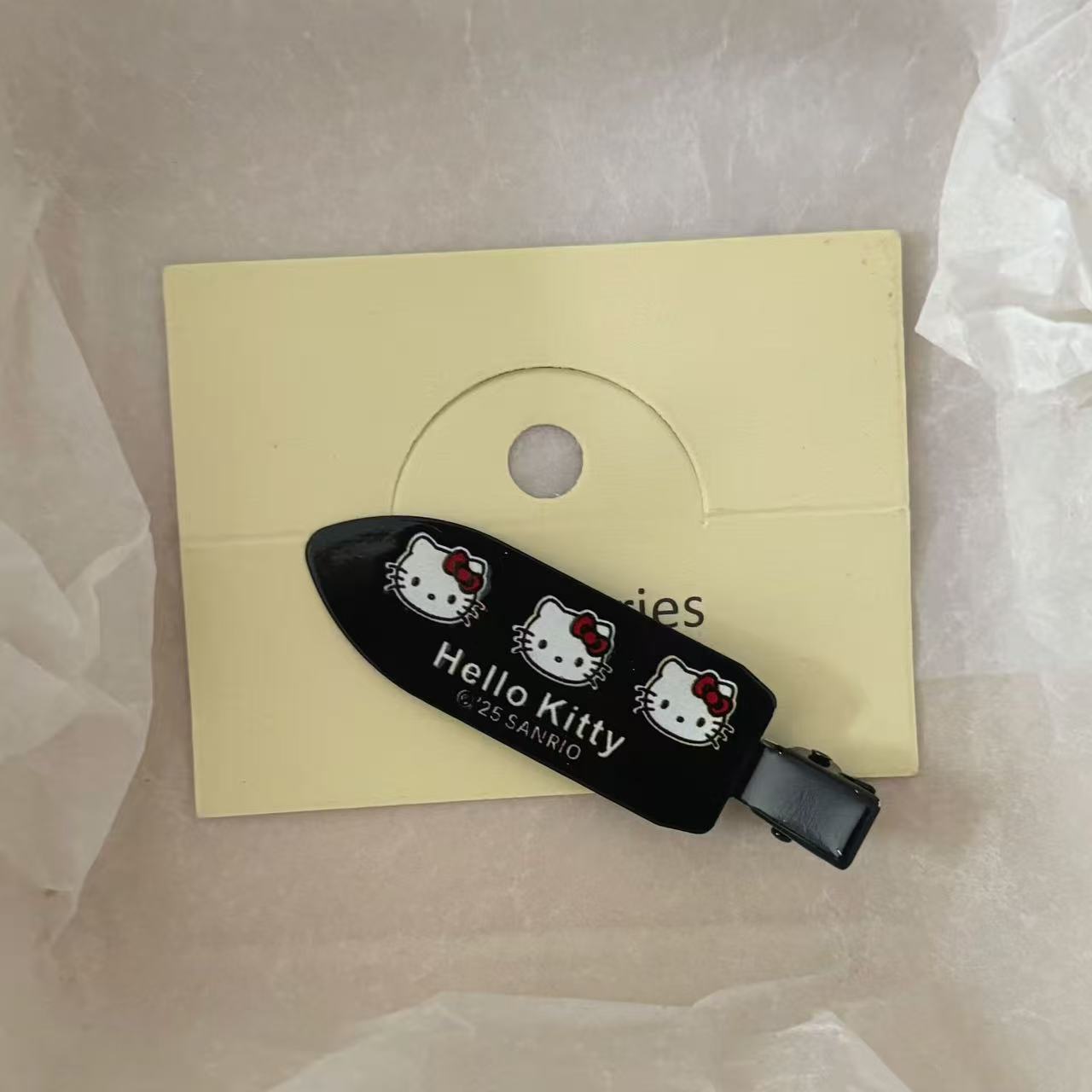 Sweet Cool Retro Grid Cat Hairpin sin rastros Clip lateral Clip dulce Clip de boca de pato Clip de cabello para niños toque de cabello