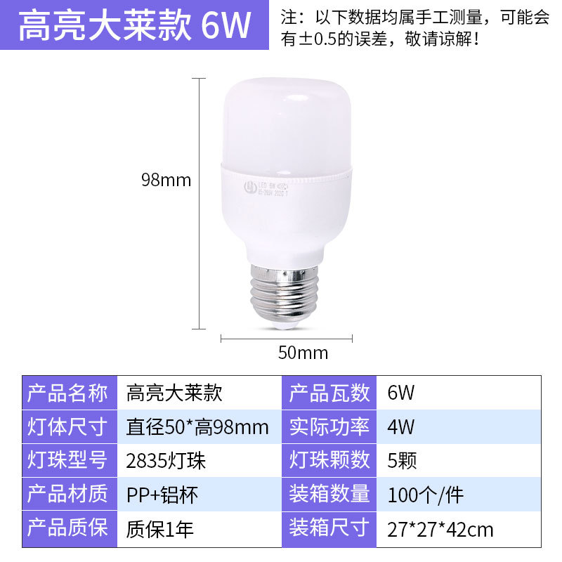 상수 전류 달라이 6W 강조 표시