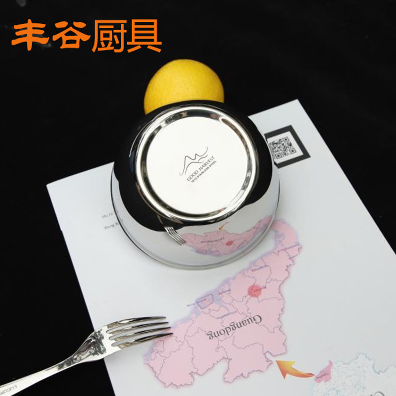 メーカー卸売り304ステンレス二重ボウル家庭用学校食堂児童スープボウル台所食器|undefined
