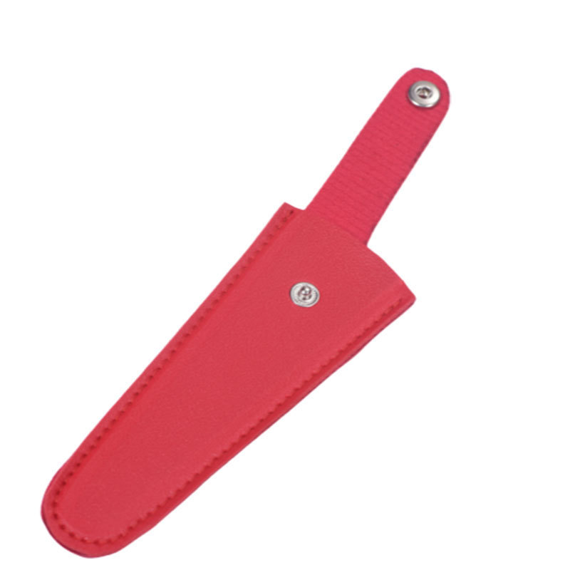 Fábrica al por mayor de tijeras de corte de pelo cubierta de tijeras de peluquería bolsa de almacenamiento tijeras de dientes planas tijeras de punta de cuero frange