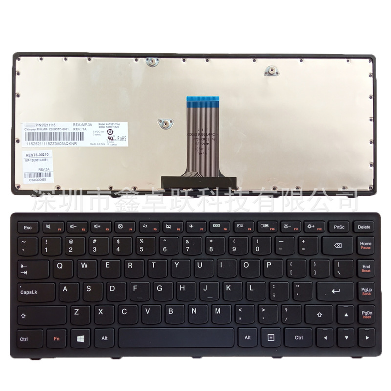 US applicable to Lenovo G400s G405s G410S Flex 14 20308 Flex 14D keyboard