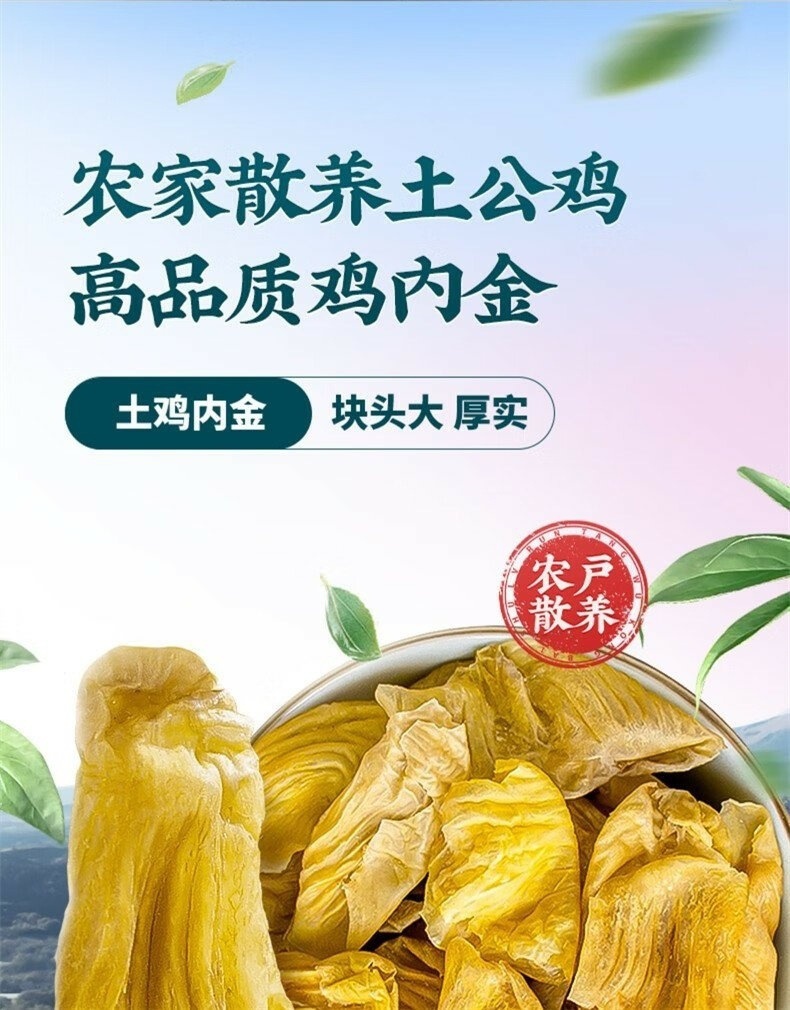 Chicken Gizzard Membrane Ji Nei Jin Powder 50g Bottle Raw TCM Herb for Digestive Support overview