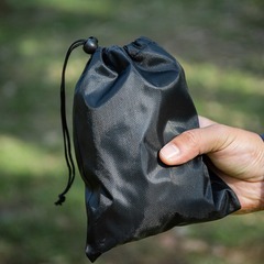 Outdoor equipment storage bag, miscellaneous bag, wind rope buckle, hanging buckle, small accessories organization bag, portable drawstring pocket hanging bag