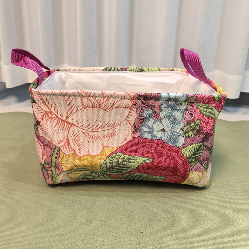 60L (開口部) 春日新作キャンバス収納袋スチールリング付厚手衣類ズボン整理収納ボックス収納物|undefined