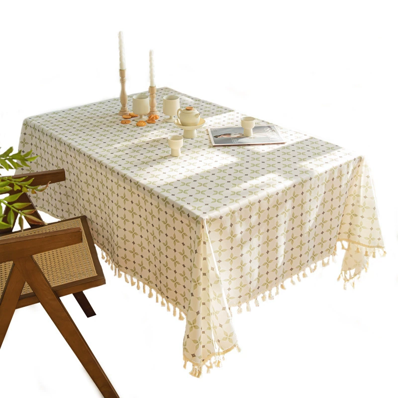 TPU waterproof tablecloth (Xiaofeng), pastoral floral print, waterproof and oil‑resistant, multiple sizes