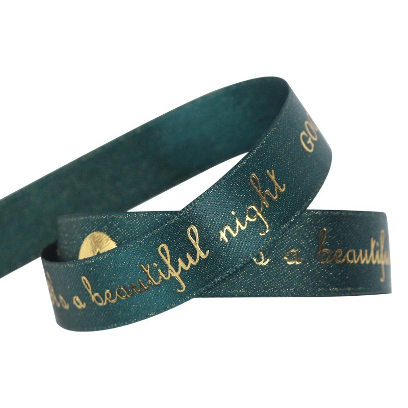 Personalized logo Printing Ribbon Ribbon Polyester Belt Birthday Wedding Holiday Gift Packaging Belt DIY Ribbon