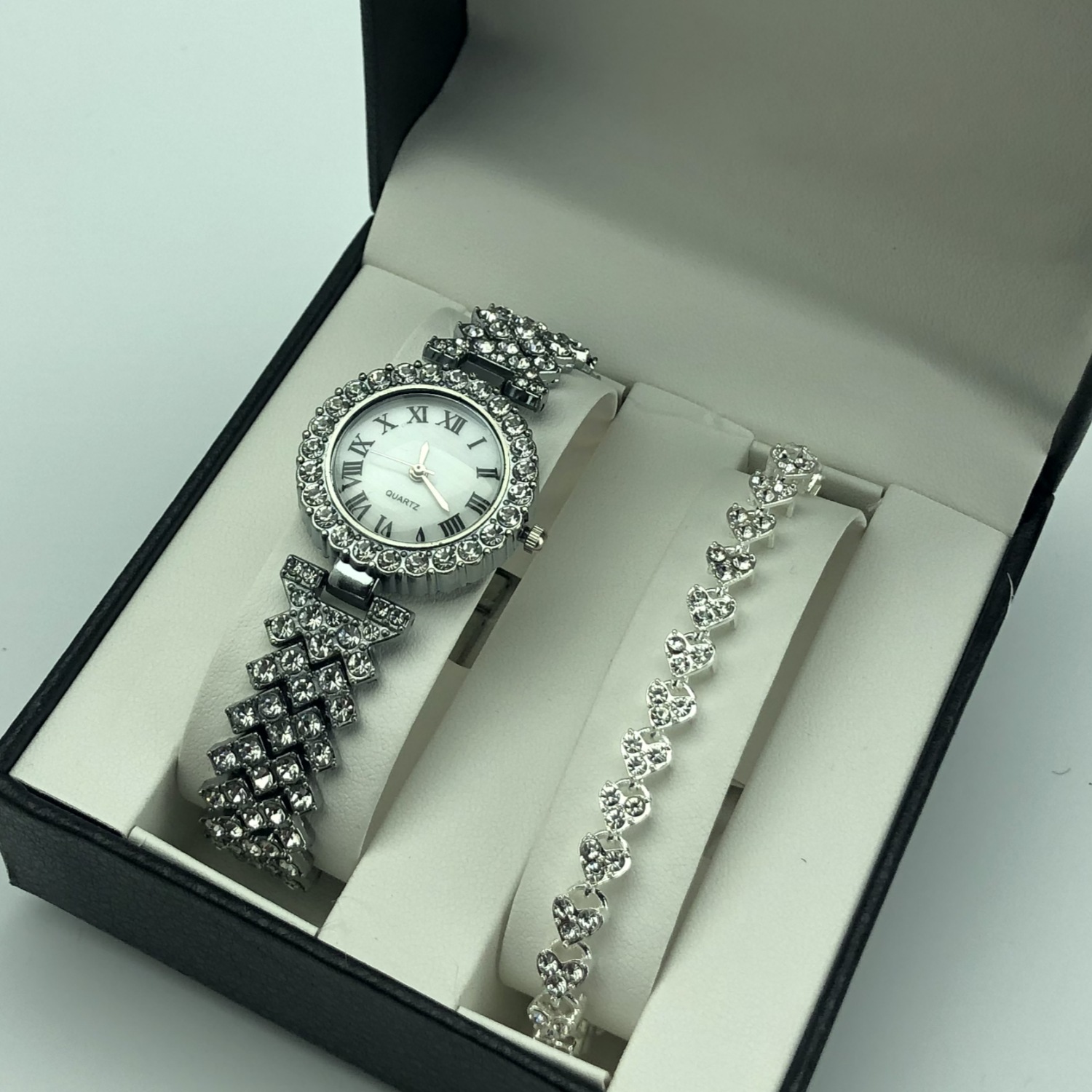 Pointer Display Type Single Folding Buckle Buckle Style Shiny Solid Color Single Folding Buckle Quartz Women's Watches