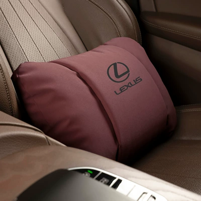 Headrest | Car Neck Pillow - butterfly-style-volcano-red-lexus-lumbar-support-set