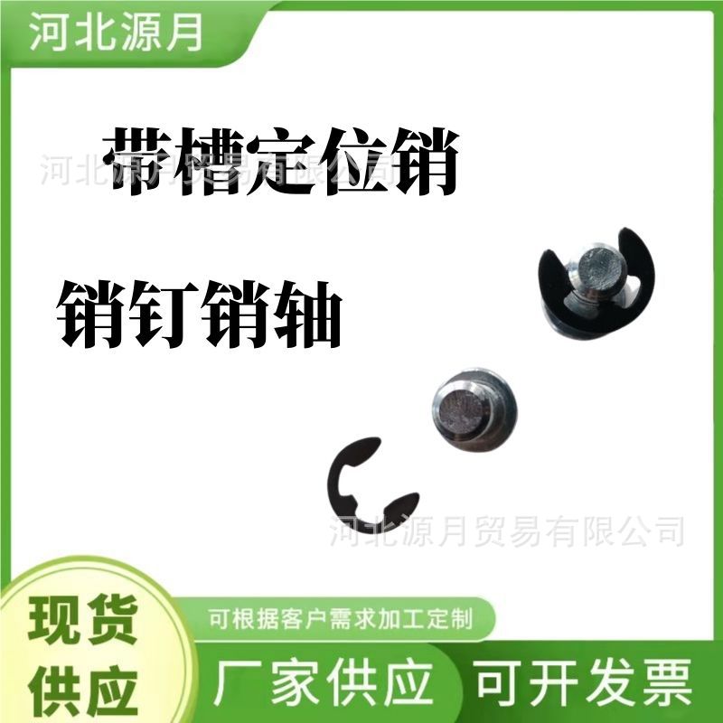现货供应卡簧销轴异形非标销轴平头定位销钉冷墩热打销轴号全销子