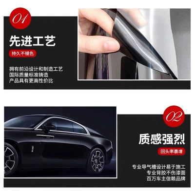 Automotive Film: Roof Piano Black Suspended Roof