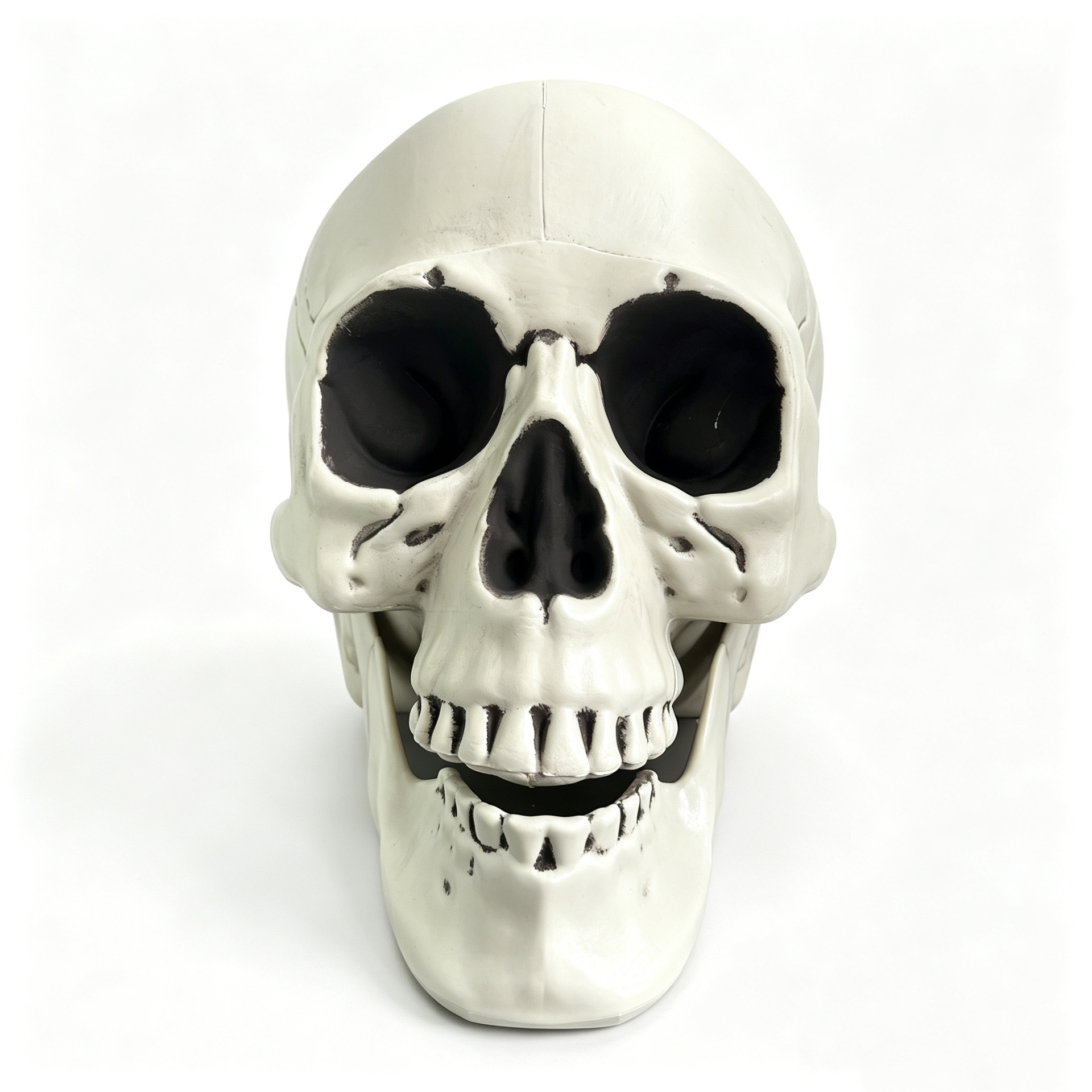 Halloween props cráneo simulación 360 cabezas grandes terror fantasma bar fantasma casa encantada decoración de la atmósfera