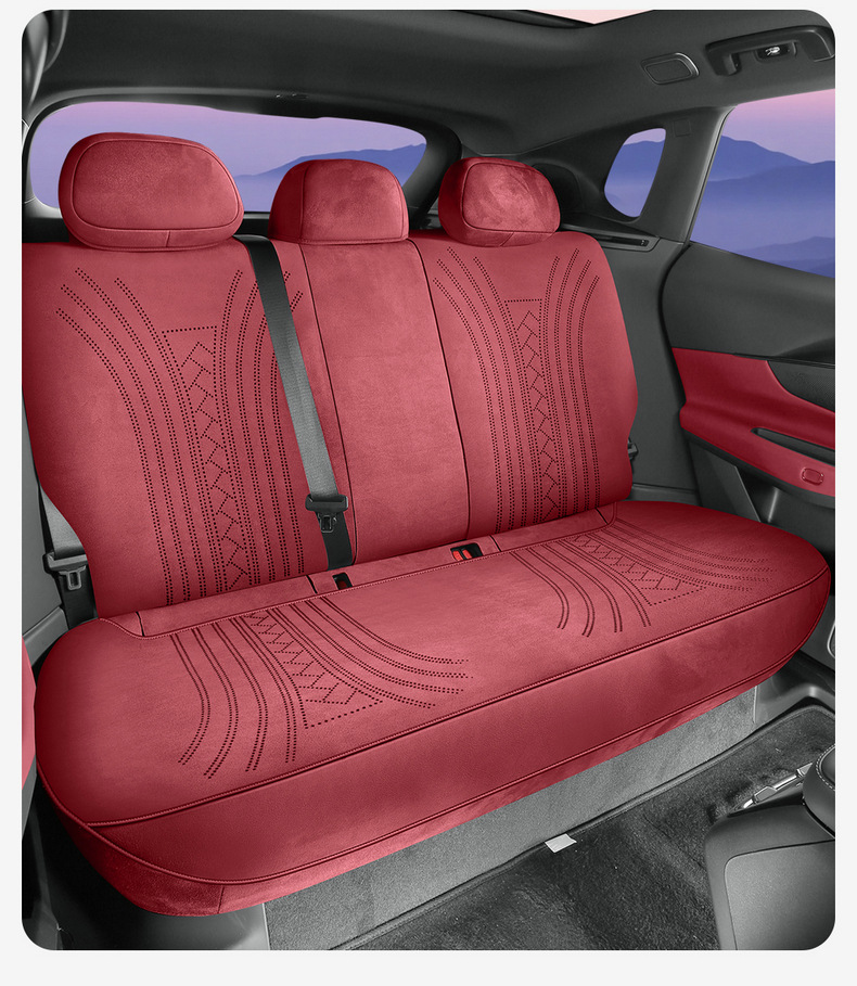 26 Models of Ramus Suede Leather Lynk & Co 08Em-P Saddle Pads, Full Coverage Upgraded Car Seat Cushions, Seat Covers, Car Mats for All Seasons