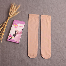 梦韵丝袜加厚女中筒袜春秋防勾丝中长款不过膝小腿袜黑色白色3350