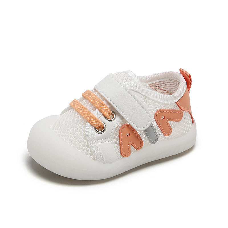 2024 nueva primavera y verano zapatos de bebé suave inferior antideslizante Walker zapatos para hombres y mujeres bebé malla transpirable zapatos individuales