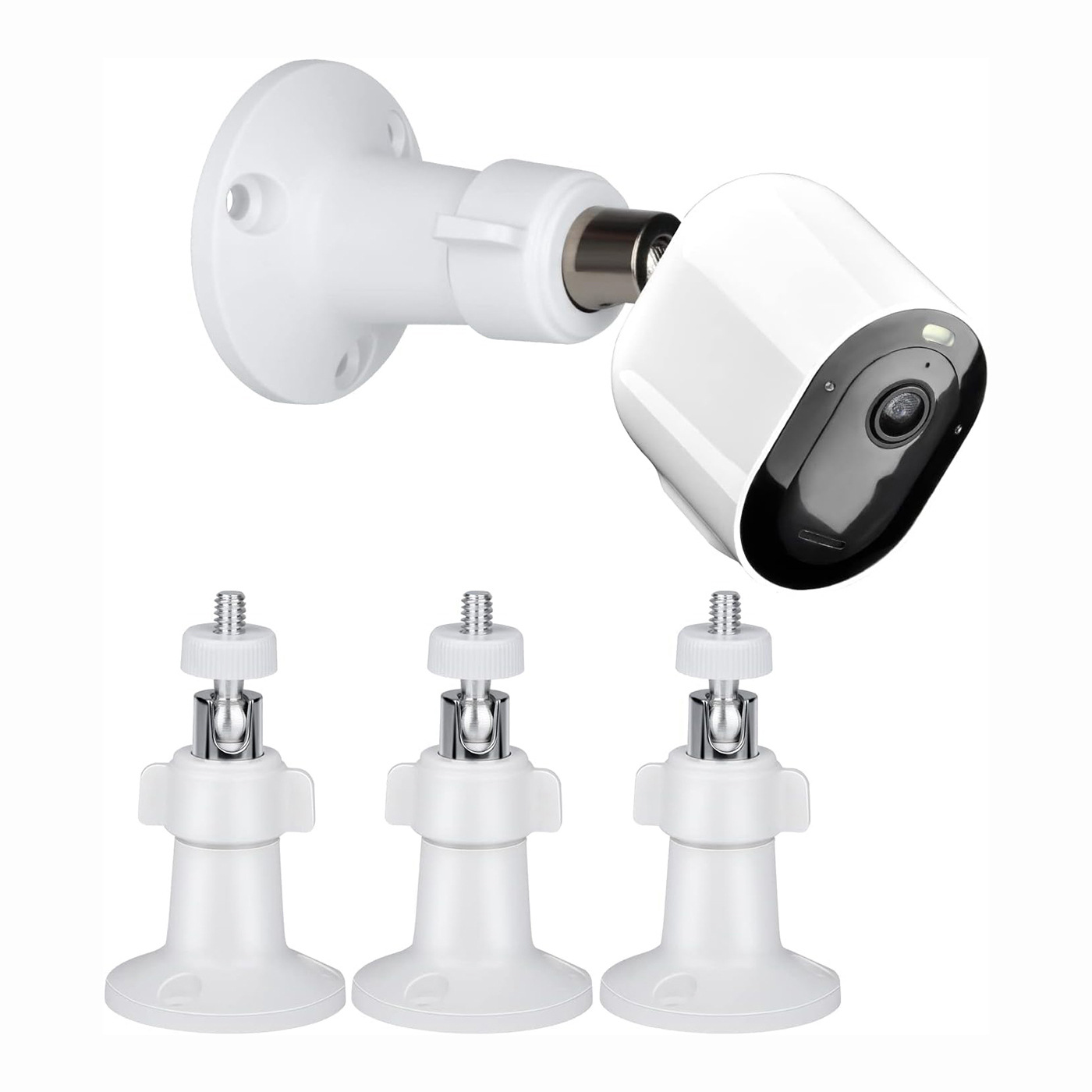 【过CP65Rohs测试】低功耗摄像头 mini支架 PC+ABS塑料黑白可定色