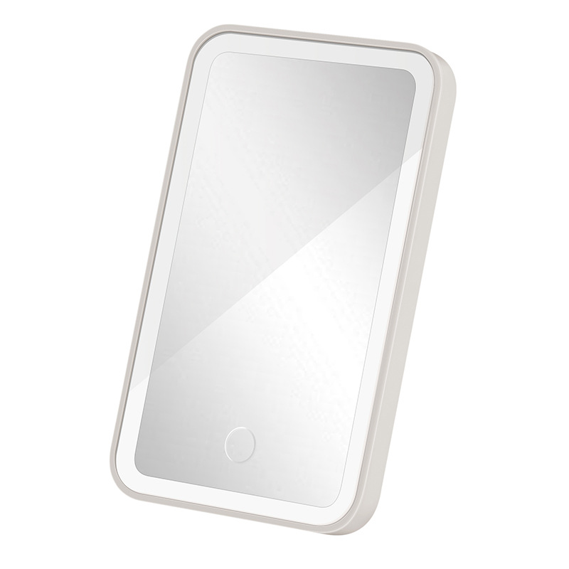 Espejo de maquillaje LED con luz de escritorio Internet celebridad femenina estilo ins Luz de relleno pequeño espejo de escritorio dormitorio portátil espejo de vestidor de coche