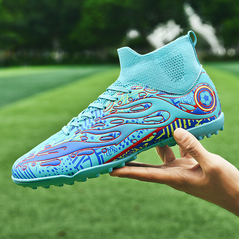 Voetbalschoenen met spikes voor heren en jongeren, grensoverschrijdende trainingsschoenen met lange spikes voor meisjes, groothandel in voetbalschoenen op voorraad_voghion.com