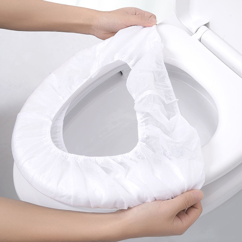 10-pack Disposable Toilet Seat Covers Non-woven Waterproof Hotel Travel Maternity Toilet Seat Paper Toilet Suit