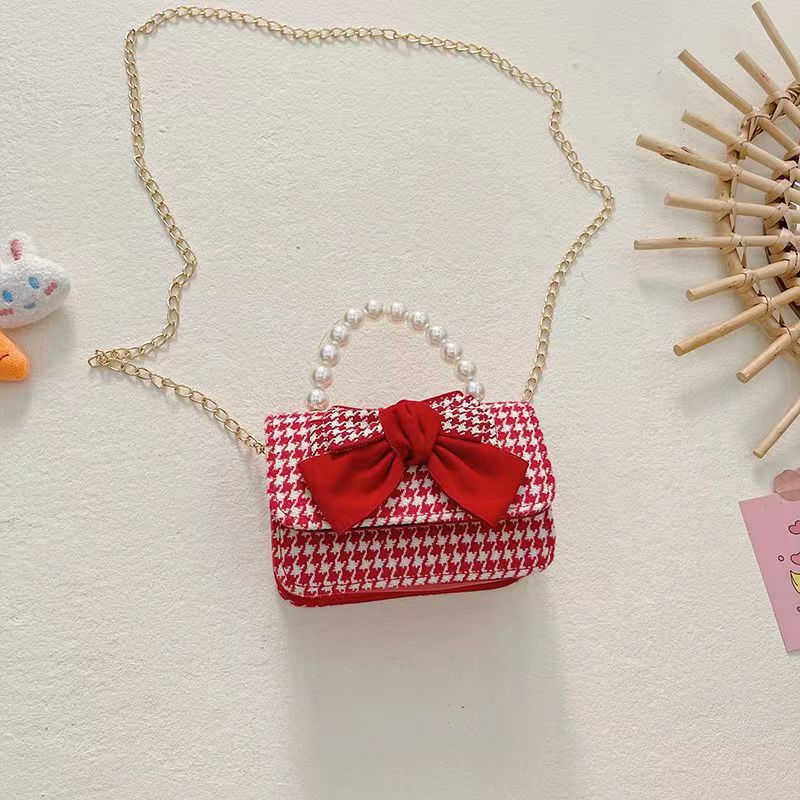 Bolsas de Año Nuevo para niños, chicas lindas, bolsas de mochila princesa bebé, estilo rojo de Año Nuevo, fragancia