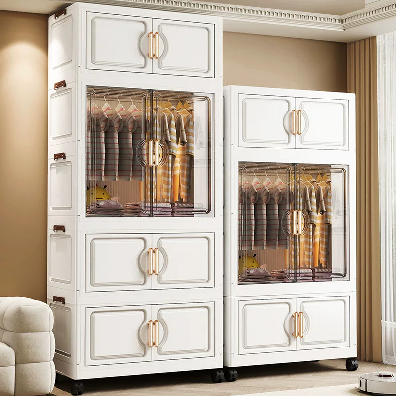 Modular Storage System for Bedroom (Capacious Box) — Ivory, Sizes 70 cm / 78 cm, Multi‑Layer