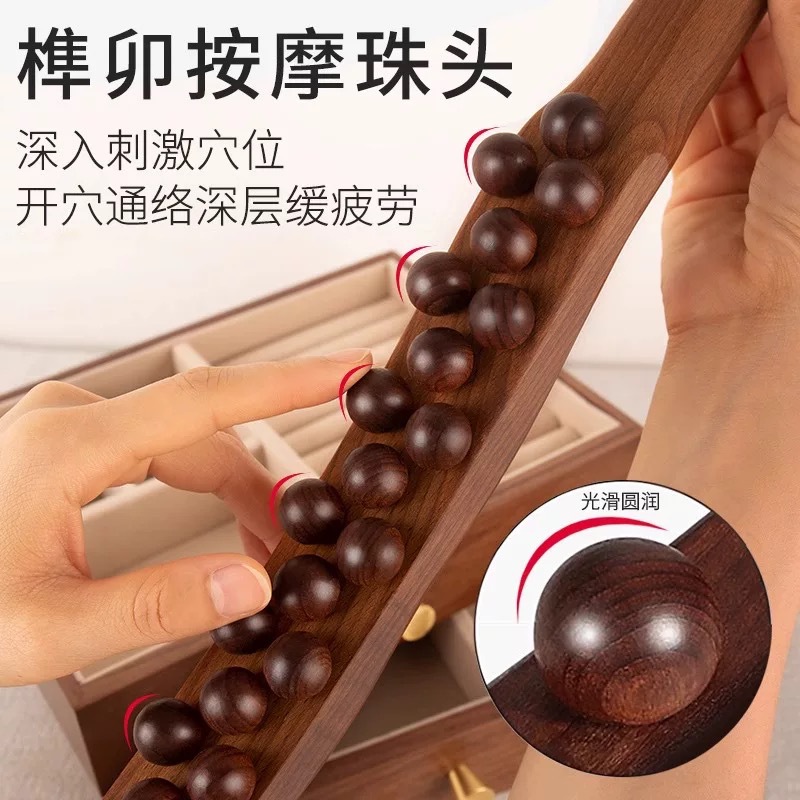 Resin rolling stick for massaging the whole body
