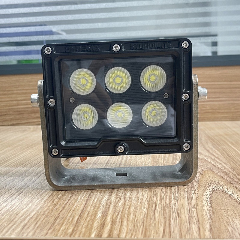 三目制造 60W大功率7寸方LED工作灯12V-48V通用 高度工程机械射灯