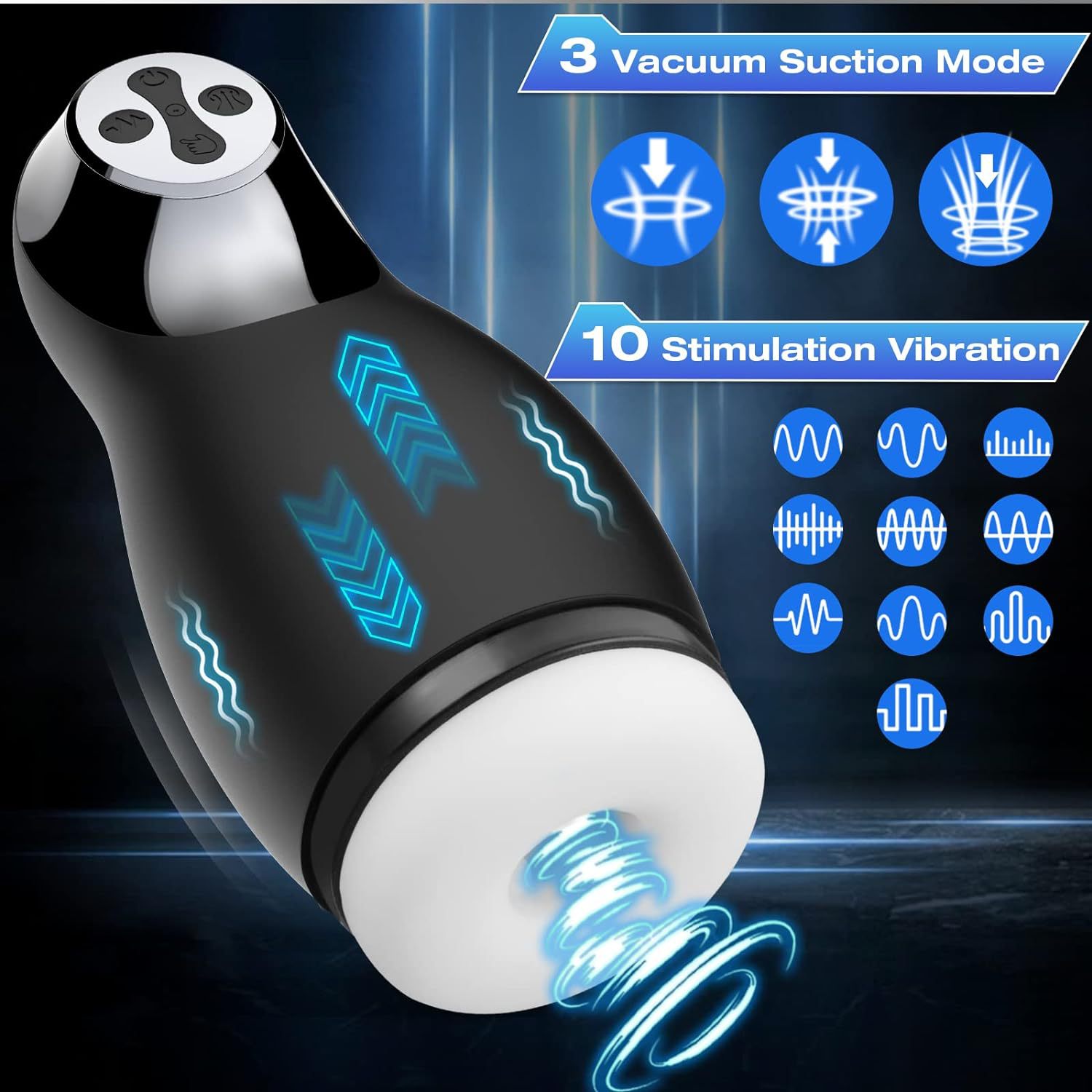 Star Meteor Airplane Cup Vibration Sucking Male Electric Masturbator Exercise Device Adult Sex Products Male Masturbation Cup_voghion.com