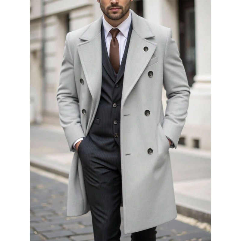 L 48026 Hombre delgado trench coat hombre delgado trench coat