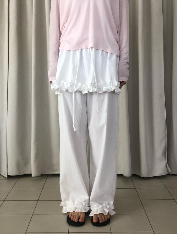 New Summer Korean Design Lace Hem Faux Two-Piece Short Skirt + Elastic Waist Long Pants Japanese Style for Girls New Summer Korean Design Lace Hem Faux Two-Piece Short Skirt + Elastic Waist Long Pants Japanese Style for Girls