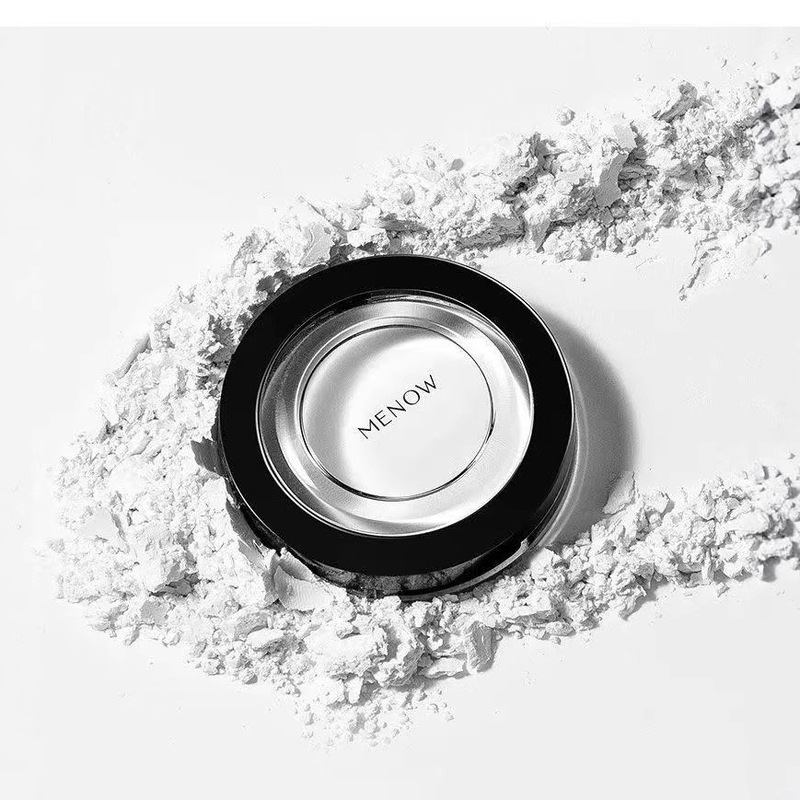 Menow Transparent Powder Waterproof Contouring Concealer Long-Lasting Makeup Oil Control Makeup Large White Cake Classic Style