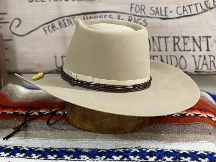 Wool ribbon decoration pure wool top hat_voghion.com