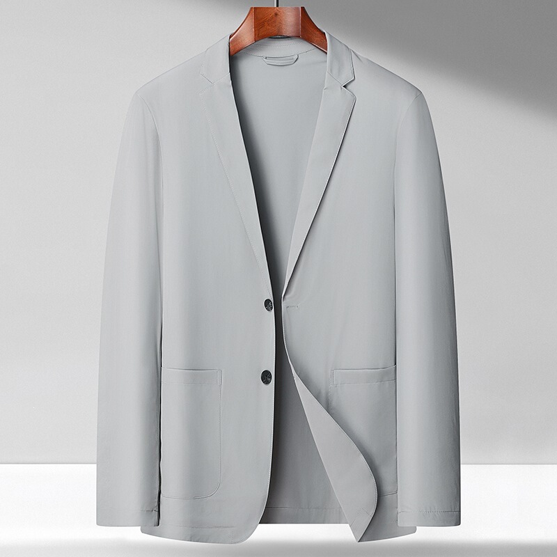 2026 Spring New Style Ice Silk High-Elasticity Sun-Protective Suit Jacket, Lightweight Suit Jacket for Work, Business, and Casual Wear