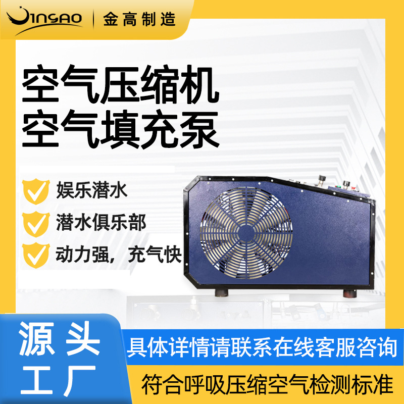 JGW300/EM高压空压机消防潜水气泵空气填充泵自动停机潜水设备