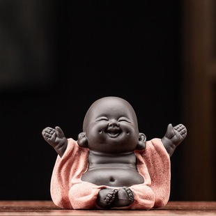 Creative Tea Pet Ornaments, High-Quality Big-Bellied Happy Maitreya Buddha, Can Raise Kung Fu Tea Set Accessories, Tea Art Tea Play Decorations