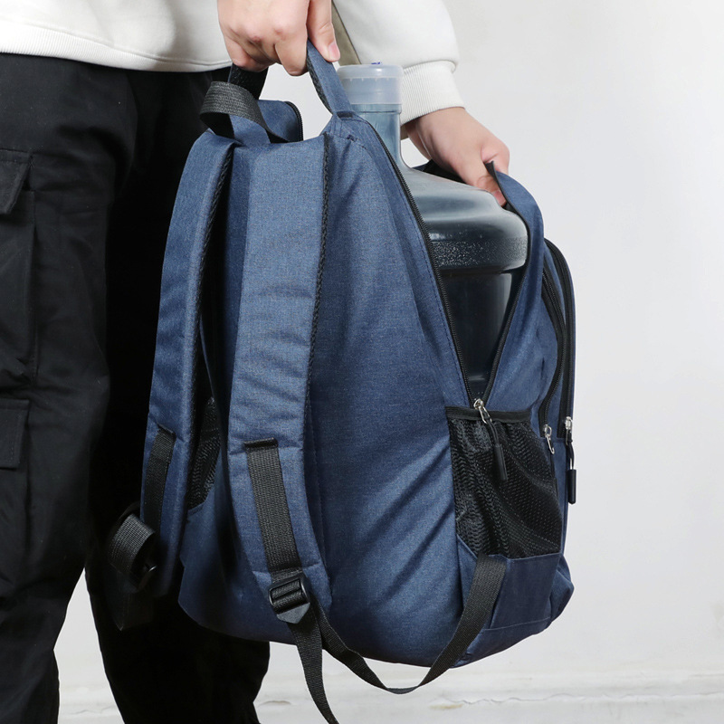 Mochila transfronteriza nueva a prueba de salpicaduras para hombres, mochila para computadora de viaje de negocios de gran capacidad, mochila casual simple para mujeres