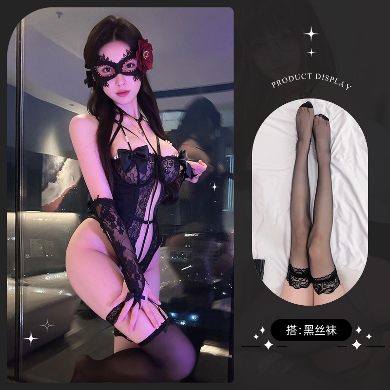 9271 black + black stockings