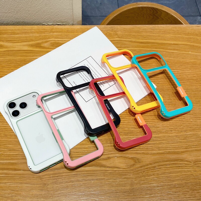 Macaron Hollow Frameless Mobile Phone Case Suitable for iPhone 16 Soft Case Apple 17 Heat Dissipation Anti-Fall Protective Cover 13 Macaron Hollow Frameless Mobile Phone Case Suitable for iPhone 16 Soft Case Apple 17 Heat Dissipation Anti-Fall Protective Cover 13