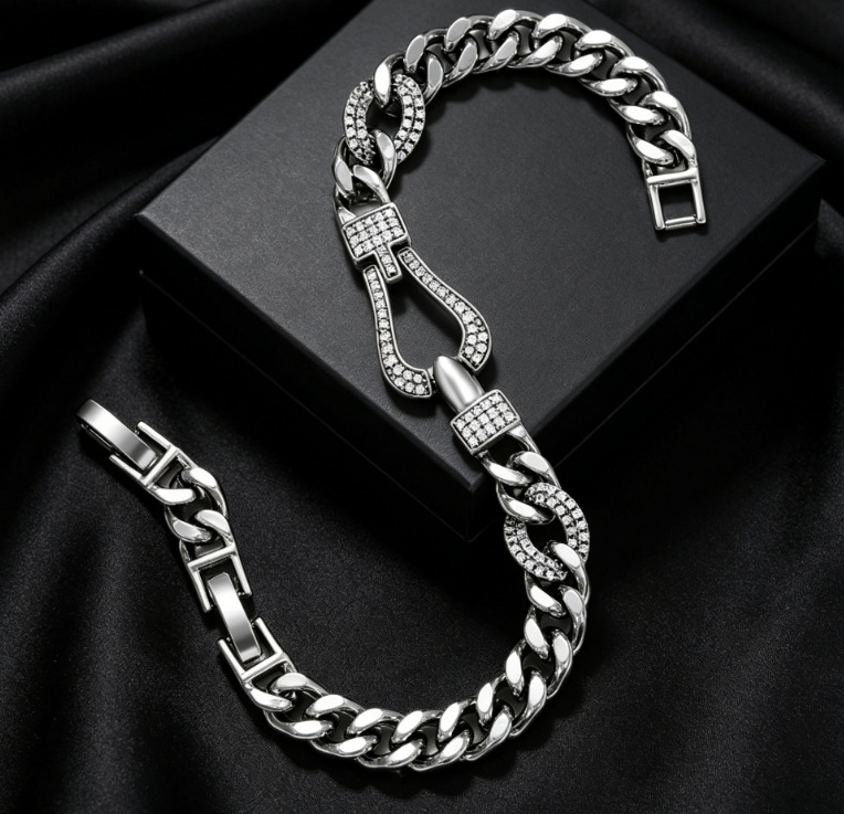 Xuping Europa y los Estados Unidos de moda transfronteriza simplista ins brazalete de aleación de cobre geométrica redonda pequeña pulsera de azúcar al por mayor mujeres