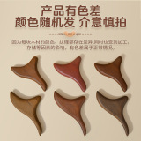 Треугольный массажер из золотистого сандала из сандалового дерева для ног