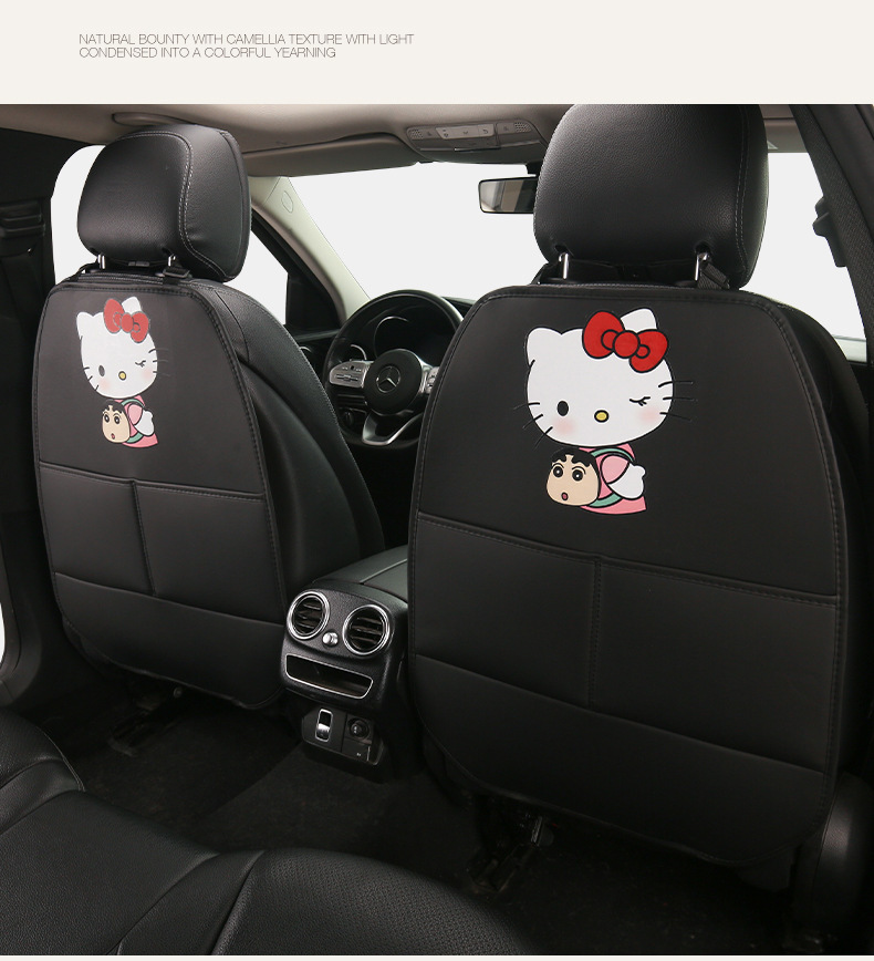 Car Seat Back Anti-Kick Pad, Children's Cartoon Protective Pad, Anti-Dirt Protective Pad for Car Interior, Rear Seat Anti-Kick and Anti-Wear Pad