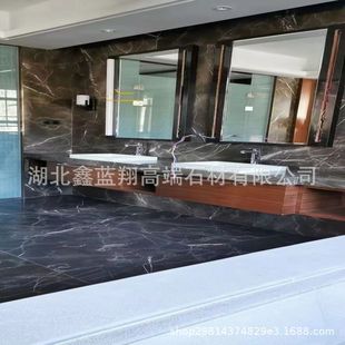 Italian brown natural marble high-end office decoration free cad service professional fixed cutting