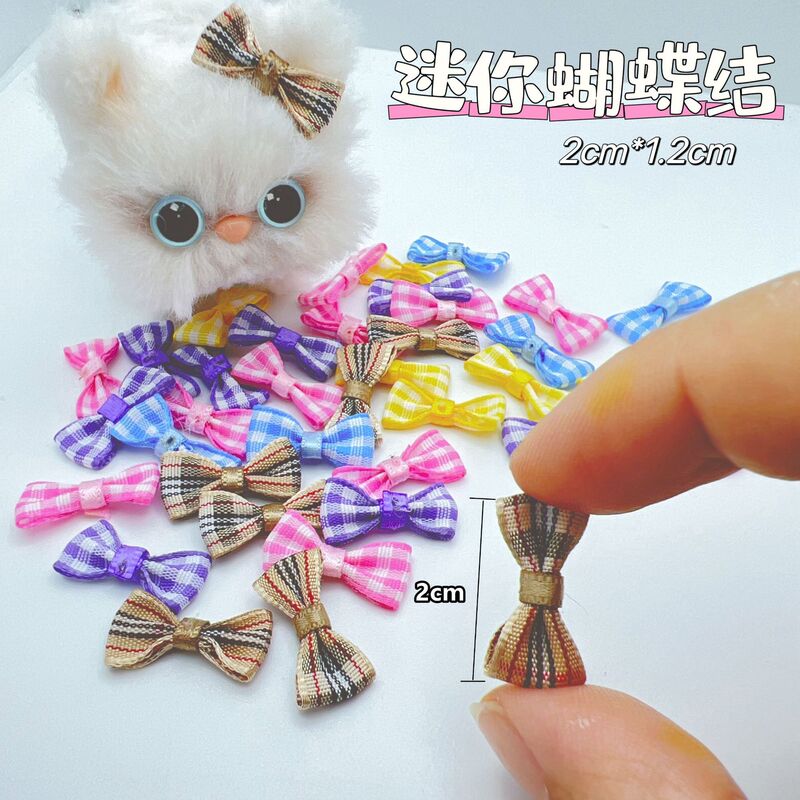 2cm super small mini bow nail bow tie garment accessories handmade DIY cotton doll accessories accessories