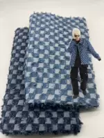 Chess, denim cloth, jacket, design bag, handmade