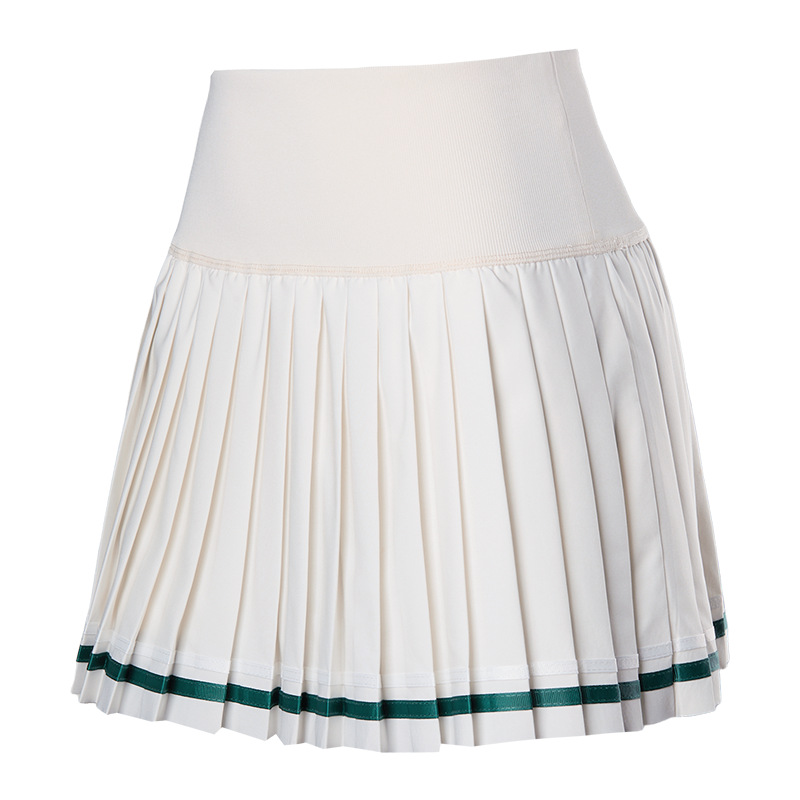 Vesta de tenis de mujer secado rápido vestido deportivo de fitness yoga bádminton cinturón forrado vestido corto de moda plegado image 12