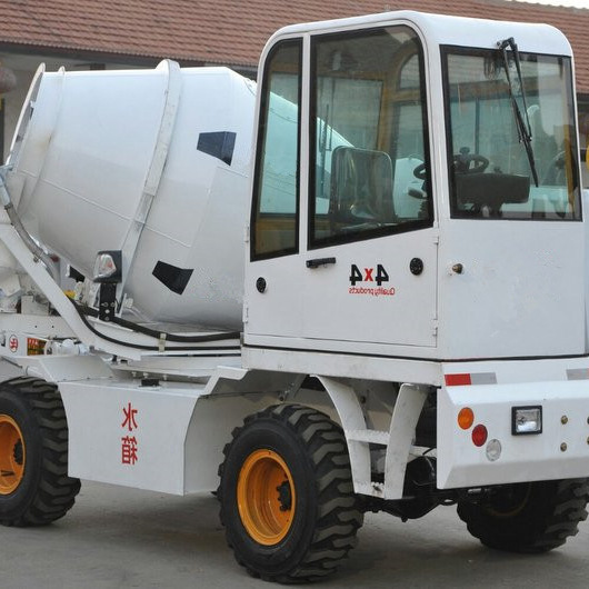 自动上料搅拌车 小型混凝土JBC2.0方移动式搅拌车自上料