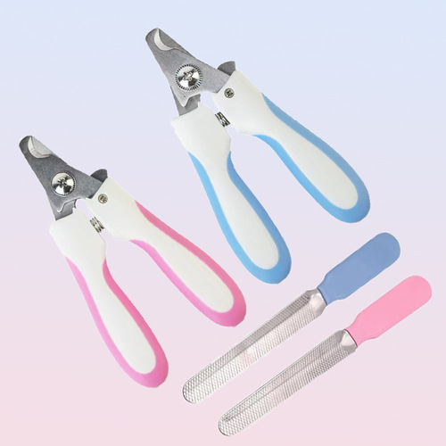 Cross-border Bestselling Pet Nail Clipper Grinding Nail Grinder Dog Cat Nail Trimmer Rabbit Ear Style Pet Cleaning and Care Supplies